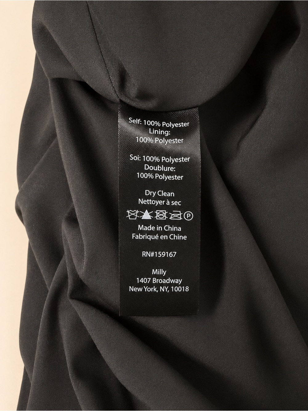 Milly Winnie Black Cutout Pleated Mini Dress NWT Size 6 - Picture 5 of 5